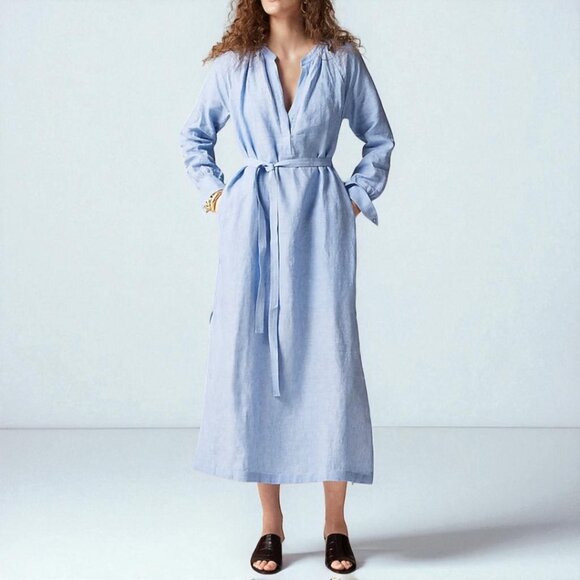 J. Crew Cabana dress in linen Petite XS - Picture 1 of 10